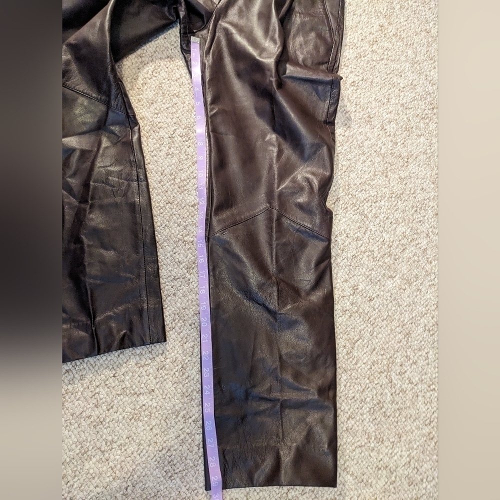 Vintage Excelled Leather pants size 8 - Picture 6 of 11